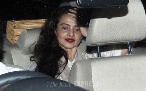 rekha steps out without makeup to watch ‘highway entertainment gallery news the indian express