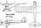 Cub Piper J3 Drawing Super Aircraft Three Rc Plane Plan Choose Board Plans Model Drawings Force Air sketch template