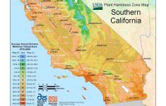 state maps  usda plant hardiness zones california zone map printable maps