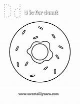 Donut Coloring Printable Pages Donuts Sheets Sara Crafting Reality Kids Choose Board sketch template
