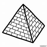 Pyramid 3d Getdrawings Drawing Cartoon sketch template