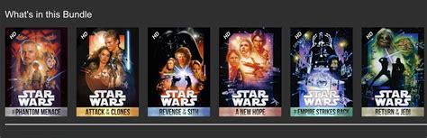 star wars films  finally  digital downloads