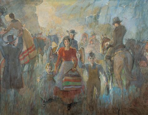 pioneers arriving