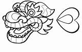 Dragon Coloring Head Getdrawings sketch template