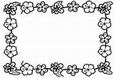 Clip Coloring Clipart Luau Border Hawaiian Lei Flower Birthday Theme Borders Flowers Designs Cliparts Line Library Clipartpanda Pages Use Powerpoint sketch template