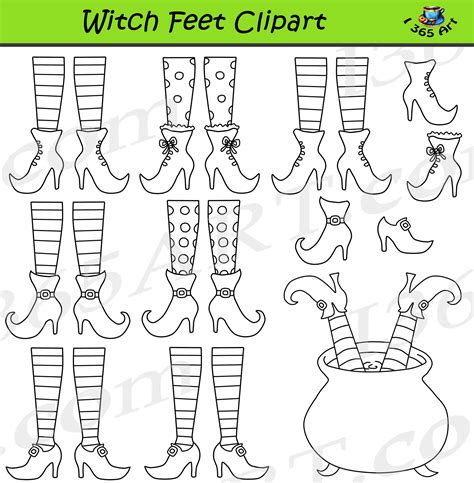 printable witches feet template  calendar printable