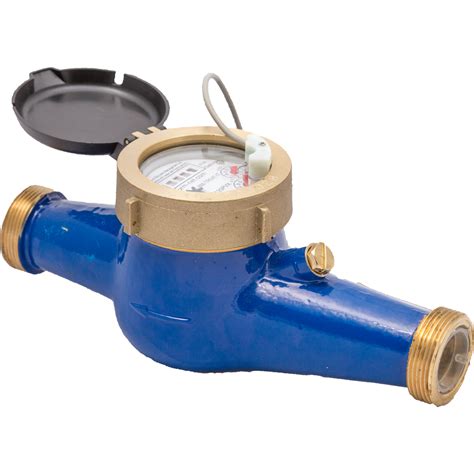 water meter pulse output totalizing multi jet brass prm