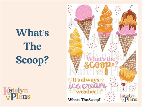 whats  scoop planner stickers physical stickers etsy