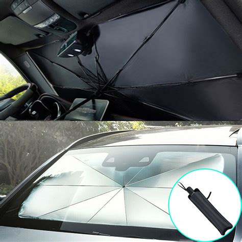 windshield sun shade universal car cover sunshade front window mount umbrella ebay