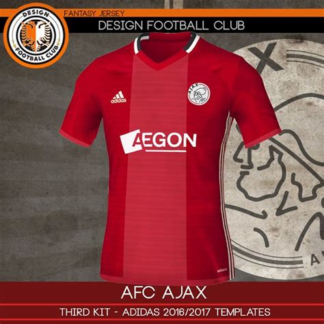 design football club afc ajax adidas  football gear football club soccer jersey