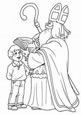 Nikolaus Sankt Malvorlagen Malvorlage Sinterklaas Animaatjes Dagen Kleurplaten Kleurplaat Beste sketch template