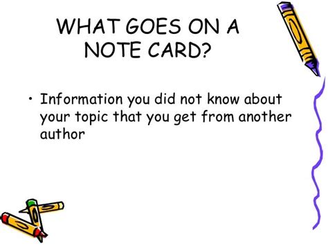 research paper notecards