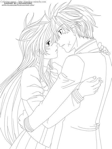 anime couple coloring pages timeless miraclecom