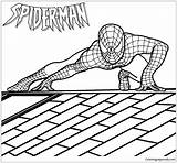 Pages Spider Man Homecoming Spiderman Coloring Kids Color sketch template
