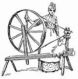 Wheel Spinning Clipart Cotton Drawing Gin Etc Women Individual Mending Sewing Gif Medium Usf Edu Getdrawings Original Large sketch template