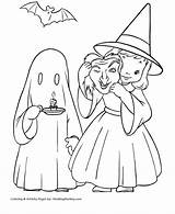 Halloween Coloring Pages Costume Costumes Witch Ghost Print Printable Cute Sheet Honkingdonkey Book Mask sketch template