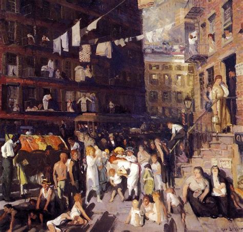 cliff dwellers  painting george bellows oil paintings