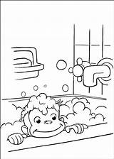 Coloring Curious George Printable Pages Print sketch template