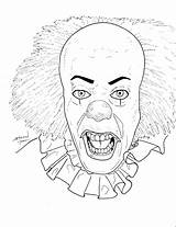 Coloring Clown Pages Evil Icarly Creepy Clowns Adults Color Getcolorings Getdrawings Drawing Printable sketch template