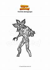 Demogorgon Ausmalbild Supercolored Imagen sketch template