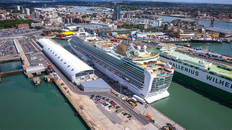 terminal upgrade begins  southampton cruise ship industry