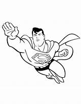 Superman sketch template