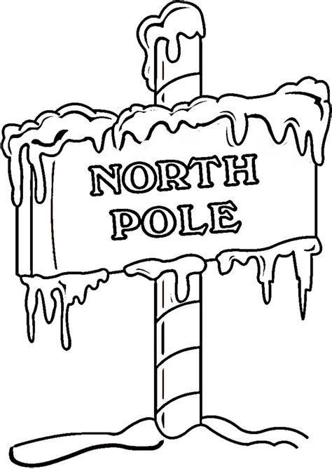north pole printables coloring pages hubpages