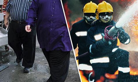 obese people are putting a strain on fire brigade services number of