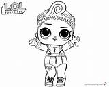 Lol Coloring Surprise Pages Baby Pink Printable Doll Dolls Print Series Dog Color Kids Cartoon sketch template