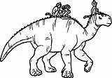 Coloring Dinosaurs Wecoloringpage sketch template