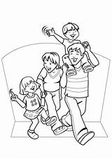 Family Coloring Pages Printable sketch template