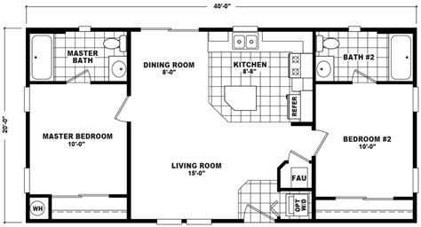 double wide mobile home floor plans  bed  porch hidalgo     sqft mobile home