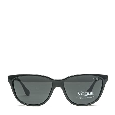 vogue black cat eye sunglasses vo 2729 s labelcentric