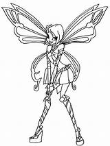 Winx Coloring Tecna Pages Club Girls Recommended sketch template
