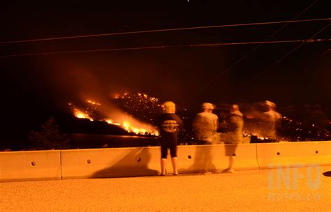 500 residents of west kelowna now on evacuation alert from law creek