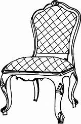 Chair Drawing Antique Vintage Transparent Onlygfx Px 2030 Resolution sketch template