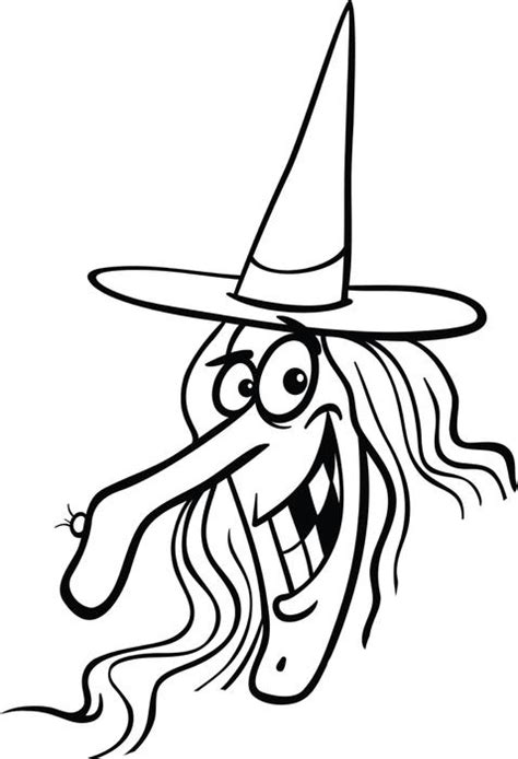 halloween witch drawing  getdrawings