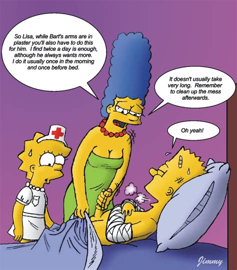 xbooru bart simpson jimmy lisa simpson marge simpson the simpsons yellow skin 179097