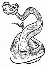 Viper Coloring Pages Coloringway sketch template