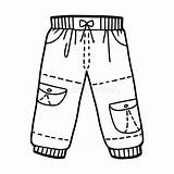 Trousers Vectors sketch template