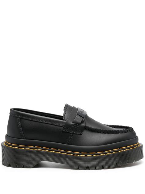dr martens penton bex leather loafers farfetch