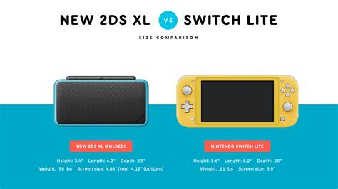 nintendo switch lite   size compares   handheld consoles