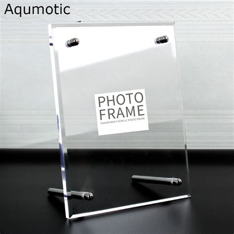 Aqumotic Clear Acrylic Frame 8x10 Large Acrylic Picture Frame
