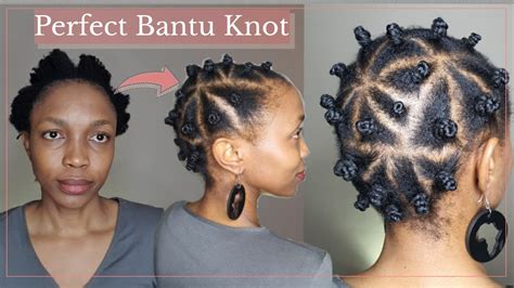 How To Perfect Bantu Knots Step By Step Short 4c Natural Hair