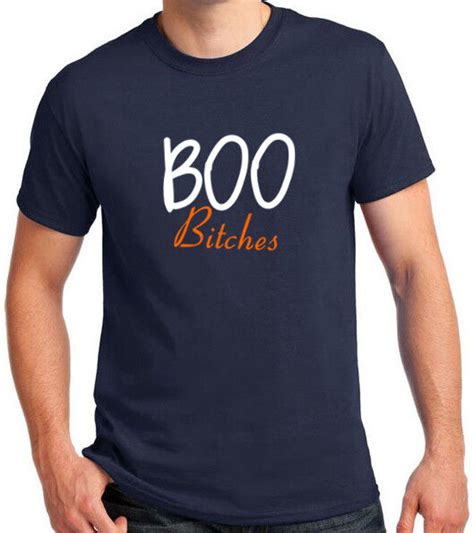 Boo Bitches T Shirt Halloween Party Scary Costume Funny Tee Shirt Short