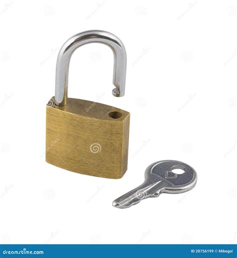 small lock   key stock image image  metal hardened