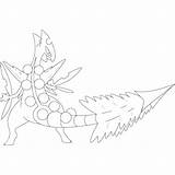 Pokemon Sceptile Gengar Xcolorings Lycanroc Psyduck Lineart Dusk Silvally 1100px sketch template