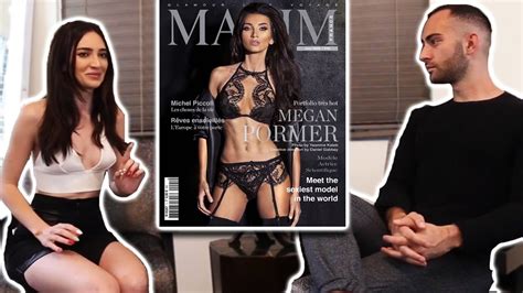megan pormer maxim cover spread and interview about sex science and the