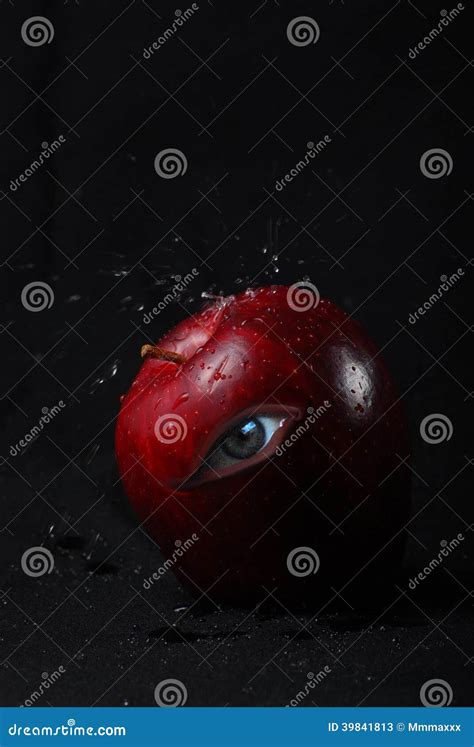 apple   eye stock image image  dream eyeball