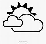 Partly Cloudy Nuvoloso sketch template